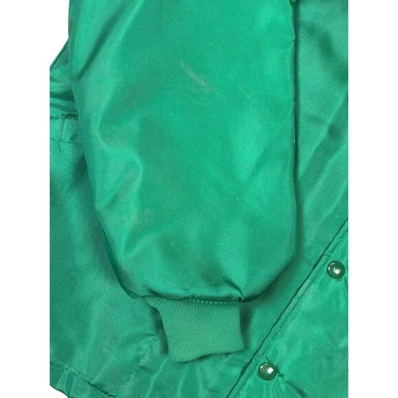 Vintage Dekalb Seed Co Fleece Lined Jacket Men's Large Green Front Snap Retro - Picture 11 of 11